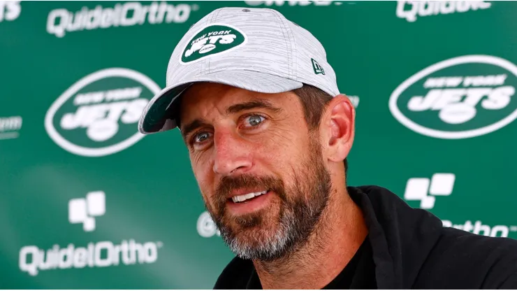 Aaron Rodgers quarterback of the New York Jets