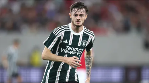 Charlie McNeill #56 of Manchester United