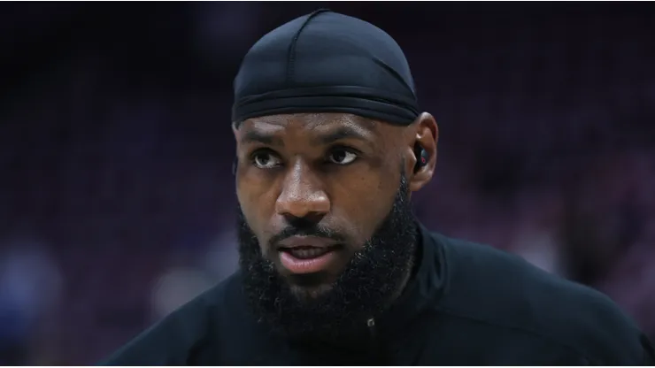 LeBron James of the Los Angeles Lakers