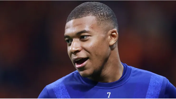 Kylian Mbappe with PSG