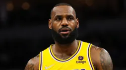 LeBron James of the Los Angeles Lakers