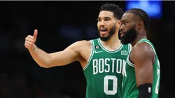 Jayson Tatum and Jaylen Brown