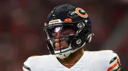Justin Fields quarterback of the Chicago Bears