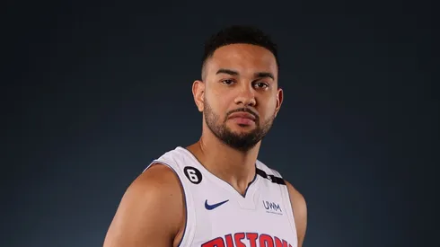 Cory Joseph in 2022 playing for the Pistons