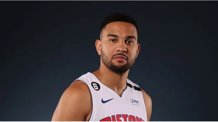 Cory Joseph in 2022 playing for the Pistons