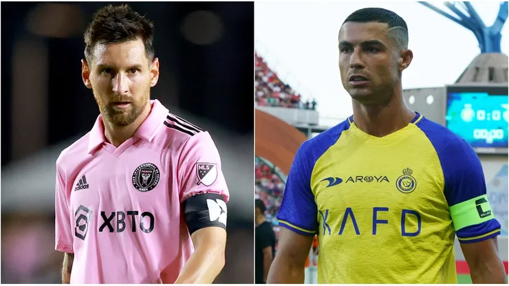 Lionel Messi (left) and Cristiano Ronaldo