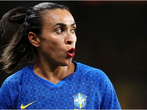 How many Women's World Cups has Marta participated in with Brazil?