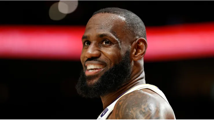 LeBron James of the Los Angeles Lakers