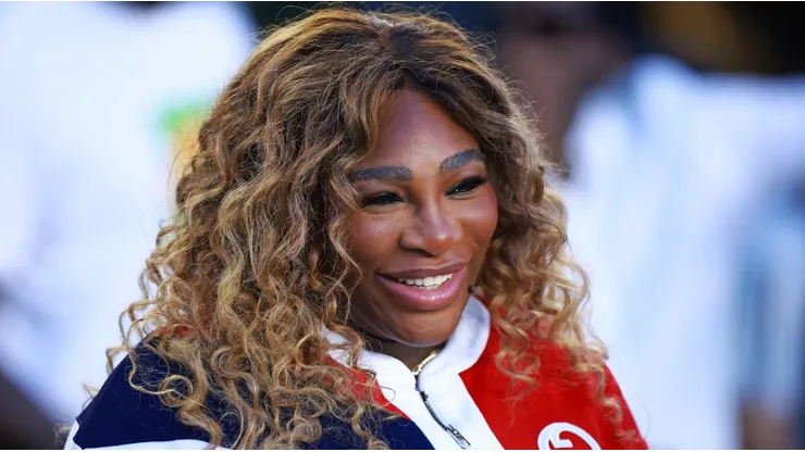 Serena Williams at DRV PNK Stadium in Miami to watch Lionel Messi