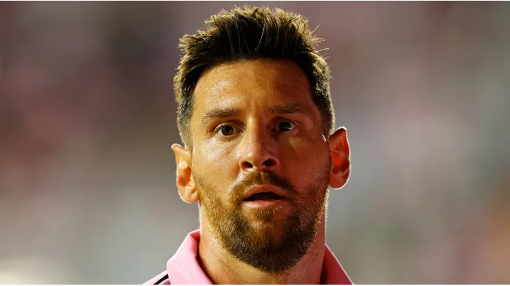 Lionel Messi of Inter Miami at the 2023 Leagues Cup