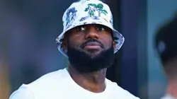 James was at the stadium