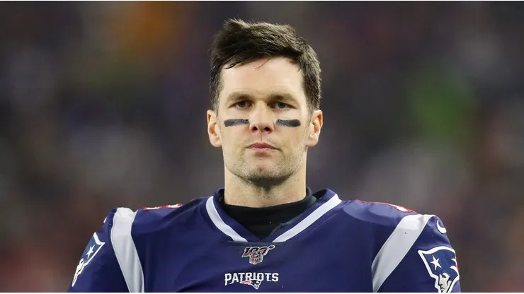 Tom Brady with the New England Patriots