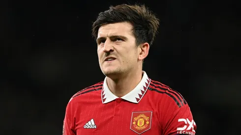 Harry Maguire with Manchester United