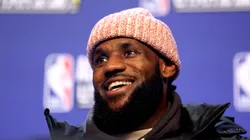 LeBron James of the Los Angeles Lakers