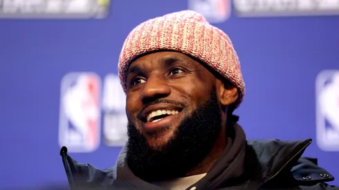 LeBron James of the Los Angeles Lakers