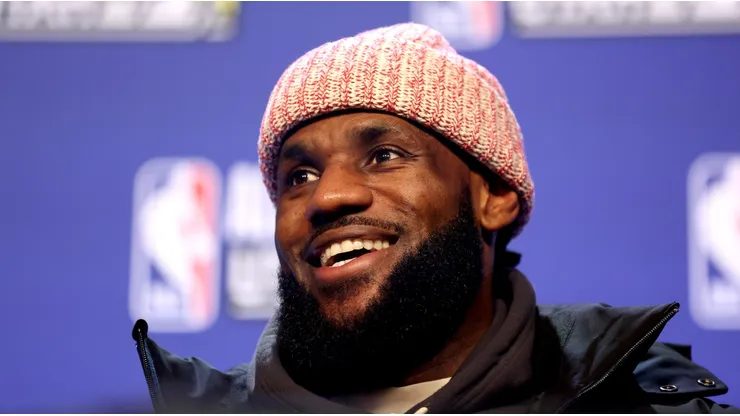 LeBron James of the Los Angeles Lakers
