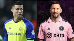 Cristiano Ronaldo (left) and Lionel Messi