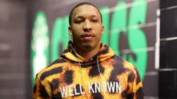 Grant Williams during his last year playing for the Boston Celtics in 2023