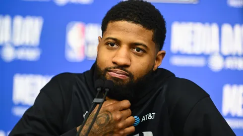 Paul George during the 2023 NBA All Star