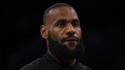LeBron James of the Los Angeles Lakers