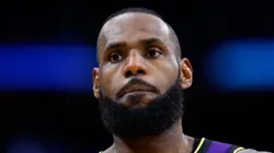 LeBron James of the Los Angeles Lakers