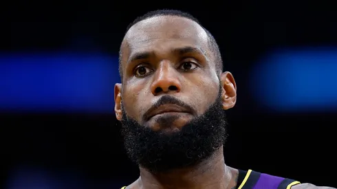 LeBron James of the Los Angeles Lakers