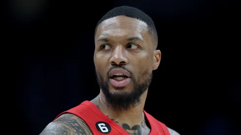 Damian Lillard with the Portland Trail Blazers