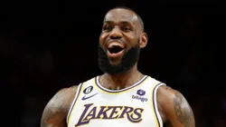 LeBron James of the Los Angeles Lakers