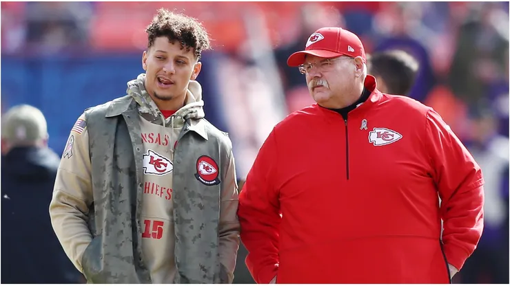 Andy Reid and Patrick Mahomes