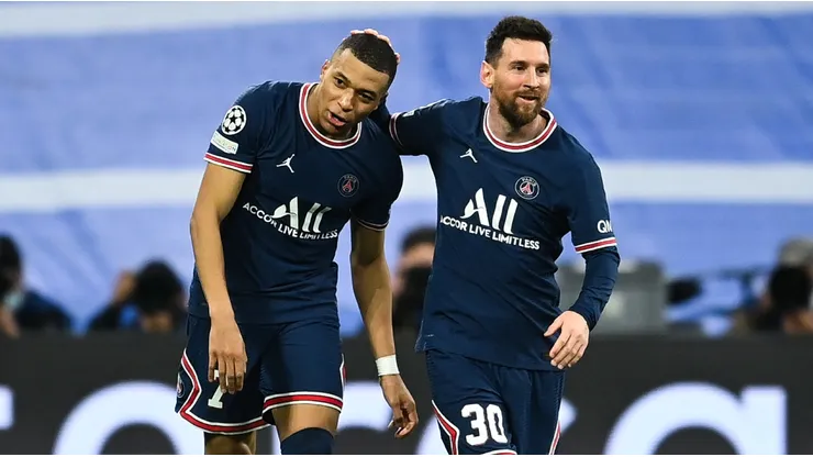 Kylian Mbappe and Lionel Messi