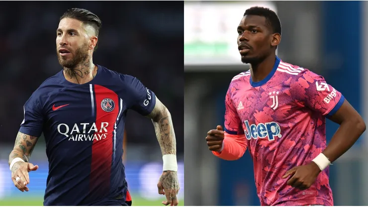 Sergio Ramos and Paul Pogba