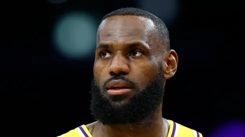 LeBron James of the Los Angeles Lakers