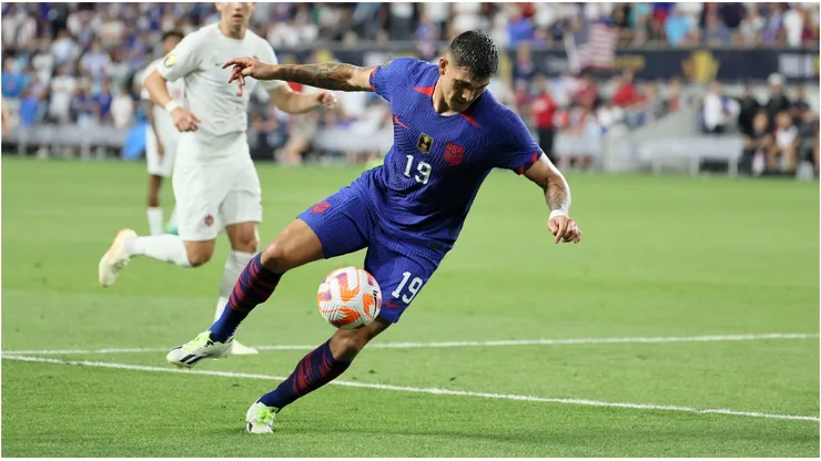Brandon Vazquez #19 of the United States