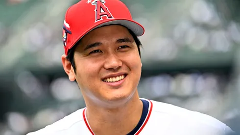 Ohtani during the 2023 All-Stars Workout