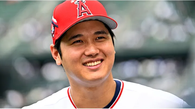 Ohtani during the 2023 All-Stars Workout