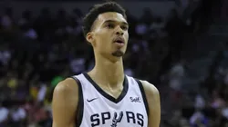 Wembanyama during the 2023 Summer League with the Spurs