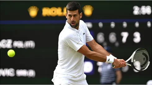 Novak Djokovic of Serbia