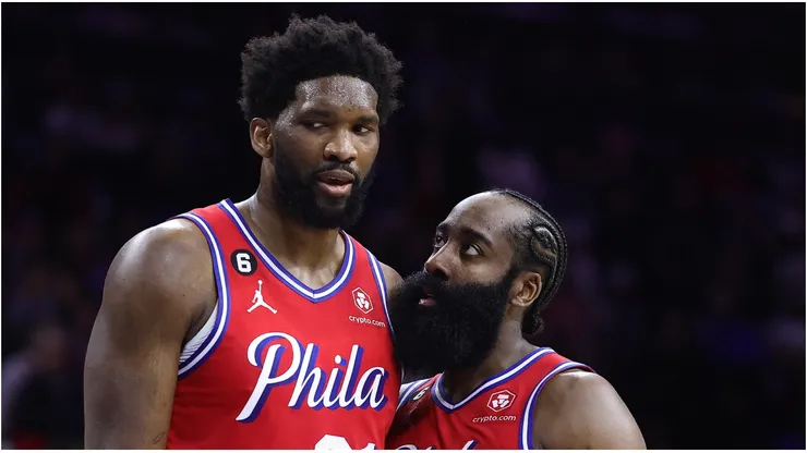 Joel Embiid and James Harden