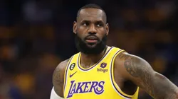 LeBron James of the Los Angeles Lakers