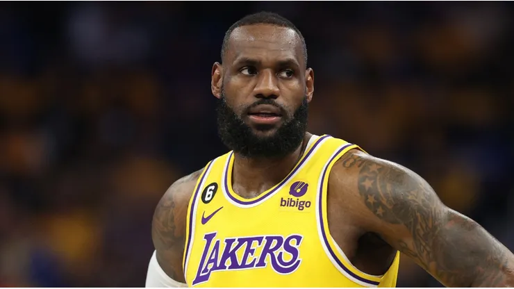 LeBron James of the Los Angeles Lakers