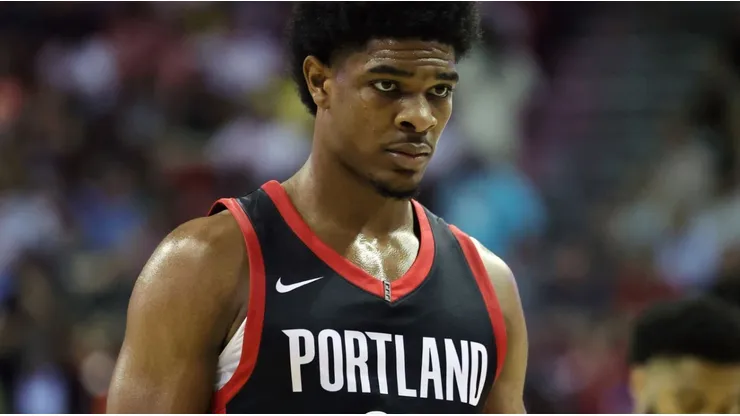 Scoot Henderson during the Summer League