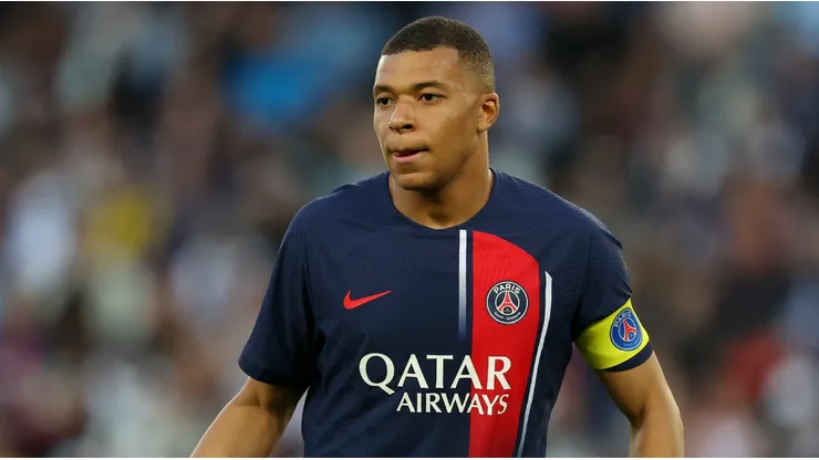Kylian Mbappe with PSG
