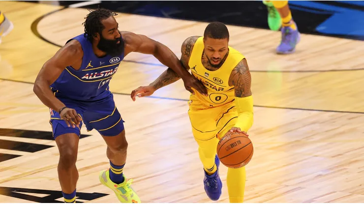 James Harden and Damian Lillard