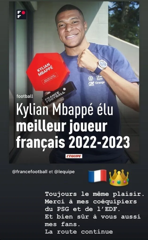 @Instagram/k.mbappe