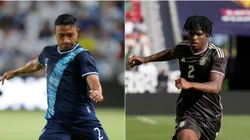 José Ardón of Guatemala (left) and Dexter Lembikisa of Jamaica