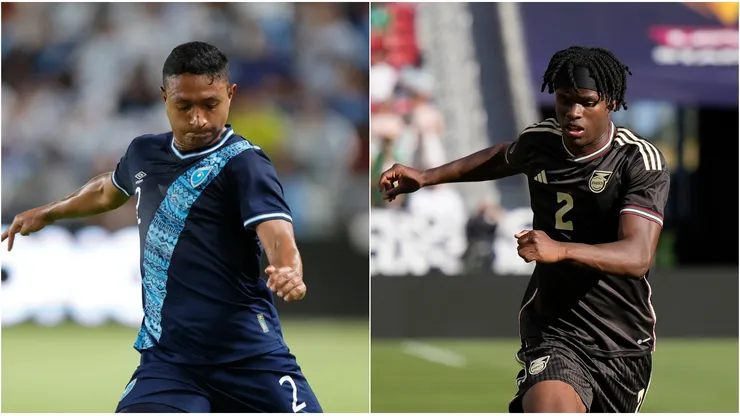 José Ardón of Guatemala (left) and Dexter Lembikisa of Jamaica