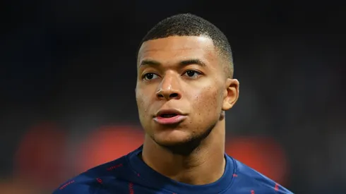 Kylian Mbappe with PSG