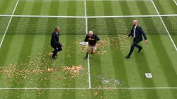 Wimbledon had two matches stopped by protesters