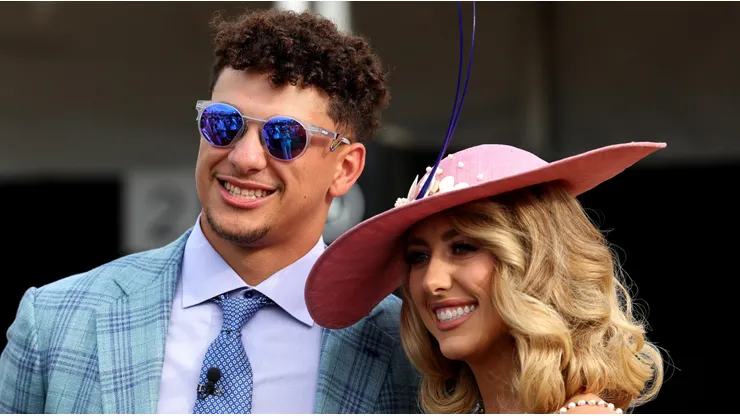 Patrick Mahomes with Brittany Mahomes - 149th Kentucky Derby - Kansas City Chiefs - NFL 2023