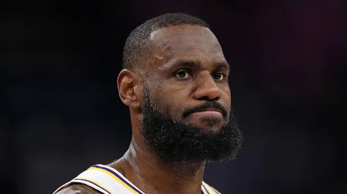 LeBron James of the Los Angeles Lakers